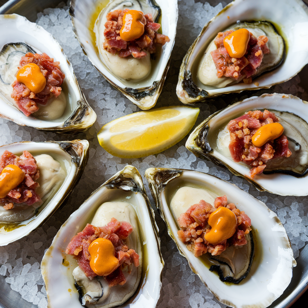 Oysters Kilpatrick with a Twist recipe