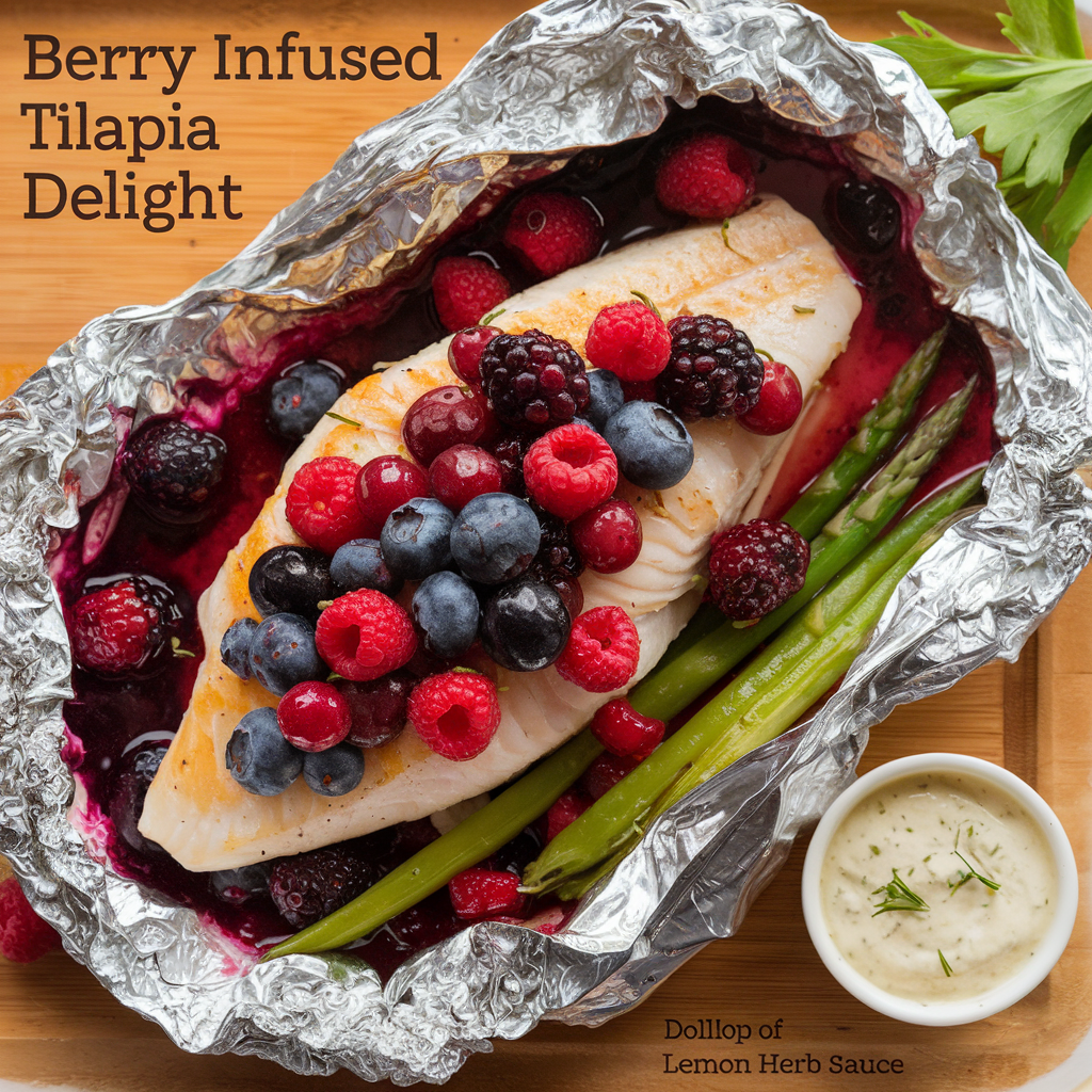 Berry Infused Tilapia Delight recipe