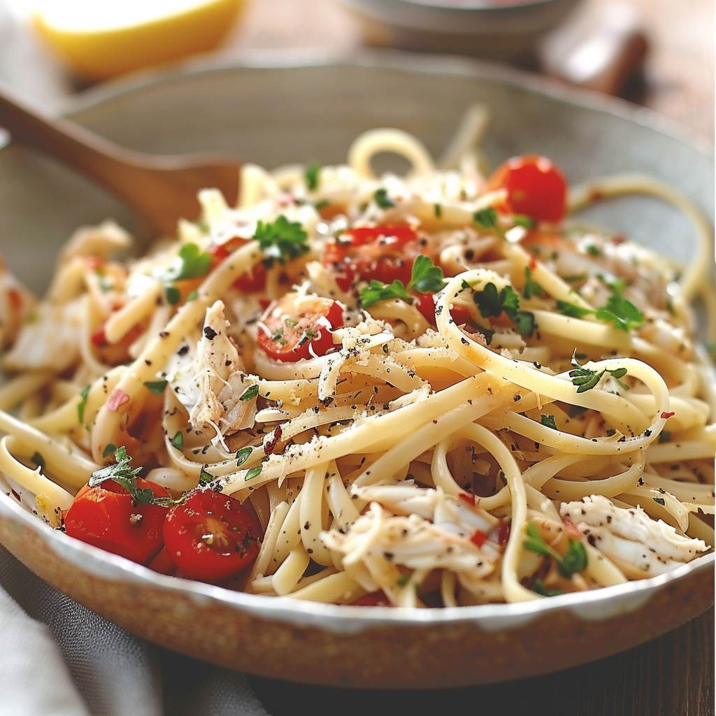 Blue Swimmer Crab Linguine
