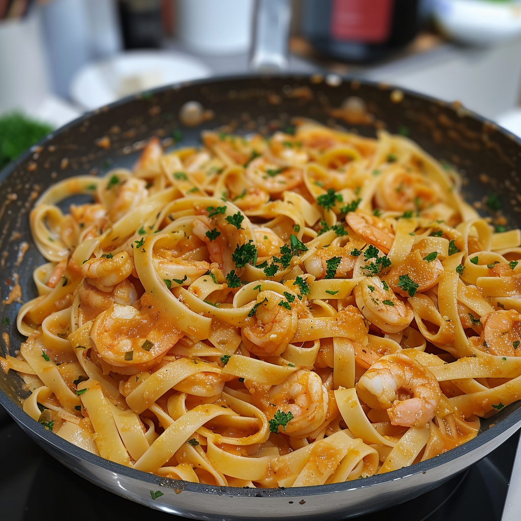 Quick and Easy Creamy Seafood Marinara Recipe