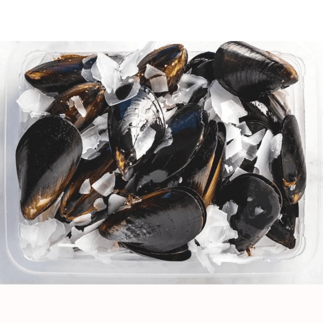 Black Mussels Ready to Cook 1kg Per Packet