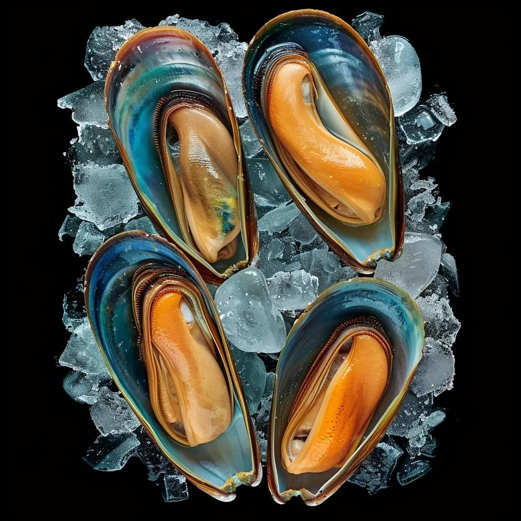 Frozen NZ Half-Shell Mussels