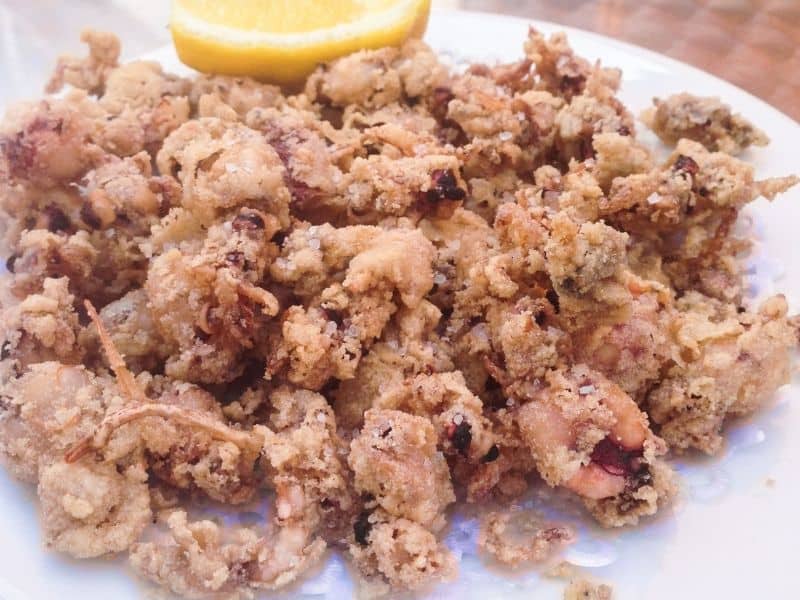 Squid Flower Cooked
