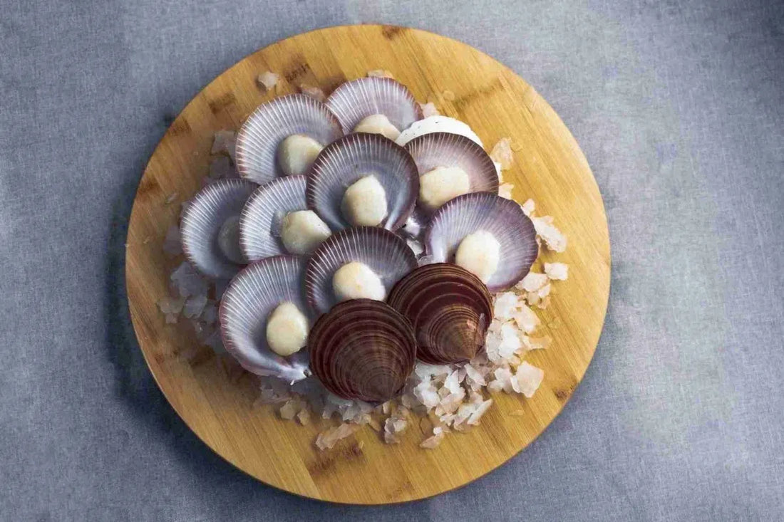 Half-Shell Scallops Roe