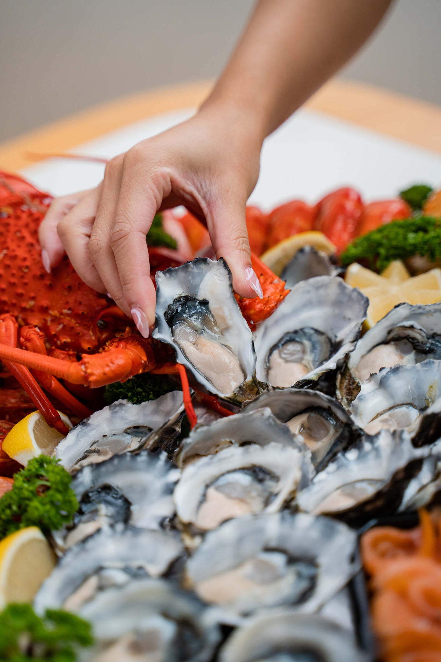 Ocean's Bounty: Deluxe Seafood Celebration Platter for Five