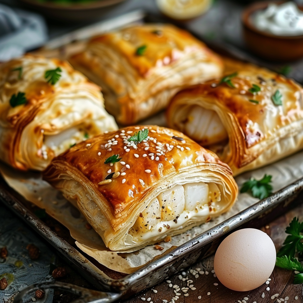 Creamy Scallop Parcels Recipe