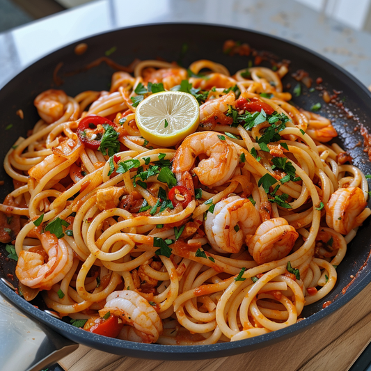 Spicy Chilli Seafood Pasta Recipe