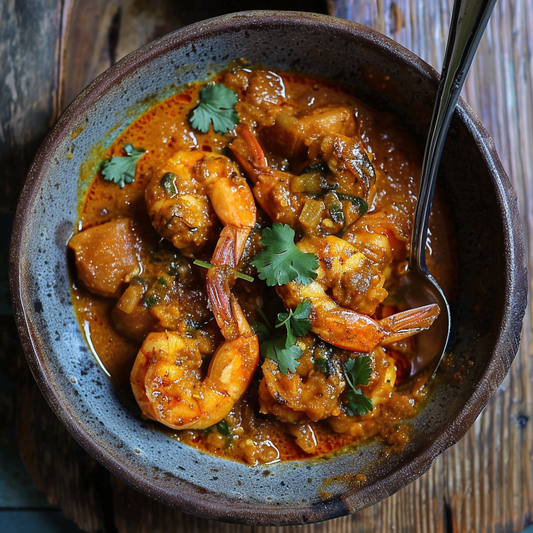 Sri Lankan Fish & Prawn Curry