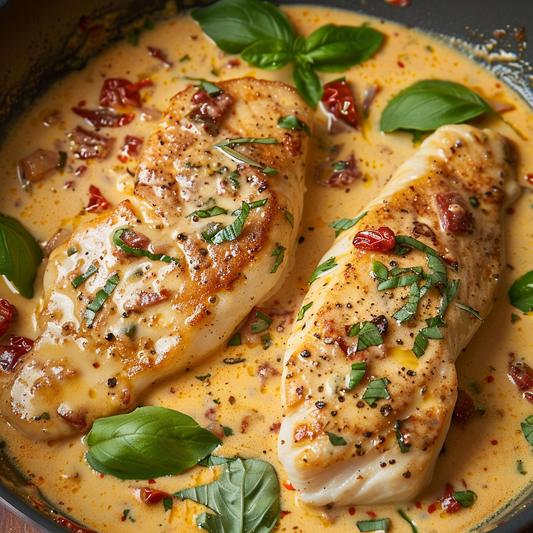 Basa Fillets in White Wine & Sun-Dried Tomato Cream Recipe