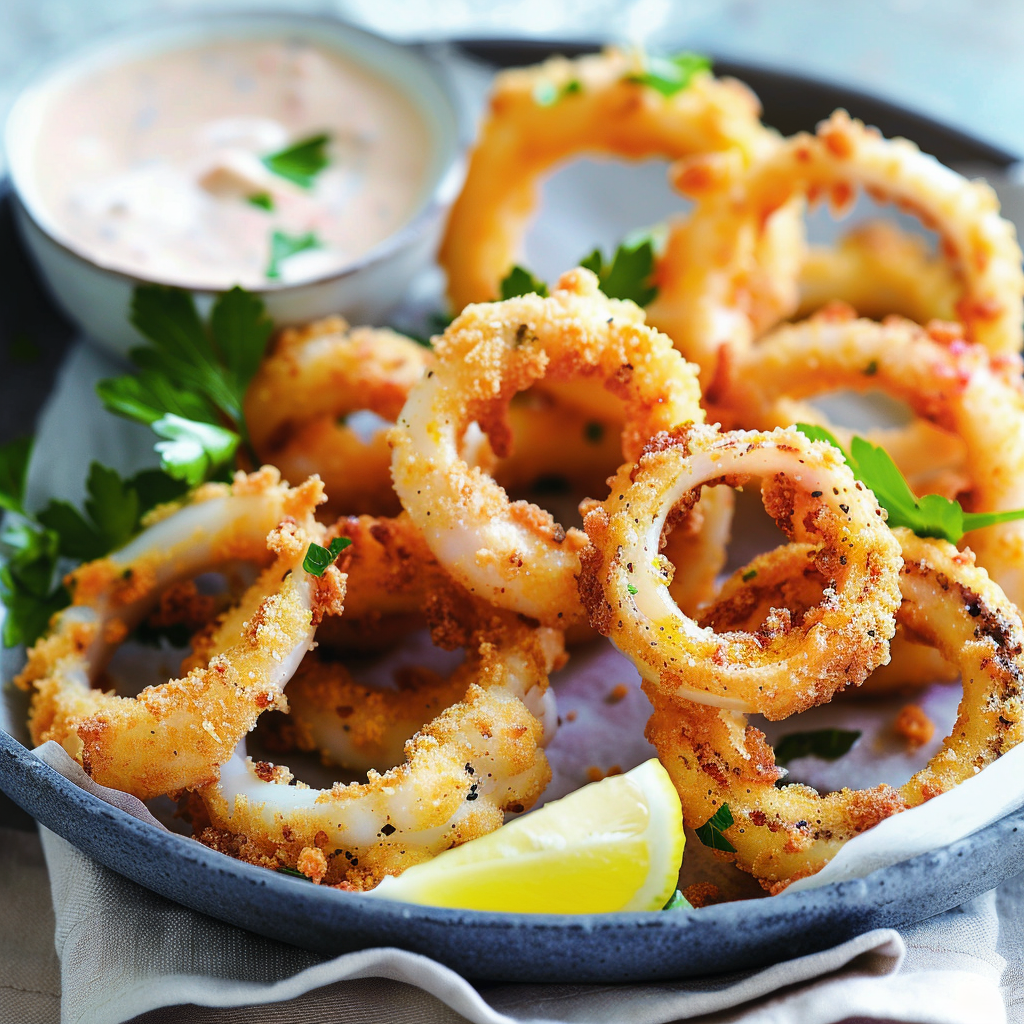 Crispy Crumbed Calamari Recipe