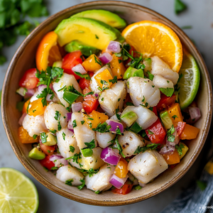 Citrus Grouper Ceviche with Fresh Herbs Recipe