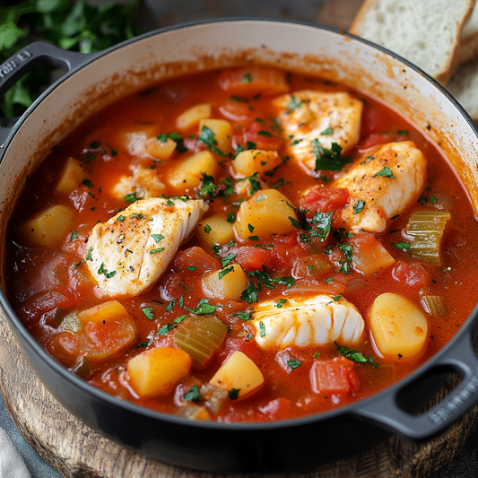 Hearty Cod and Vegetable Stew Recipe