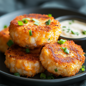 Spicy Cheddar Crab Cakes Recipe