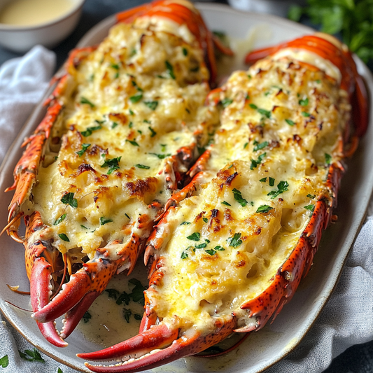 Decadent Lobster Thermidor with Creamy White Wine Sauce Recipe