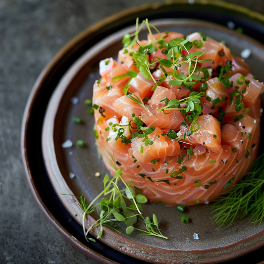 Crisp Ocean Trout Tartare with Herbed Infusion Recipe