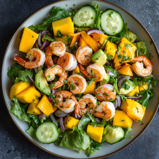 Australia Day Prawn, Mango, and Avocado Salad Recipe