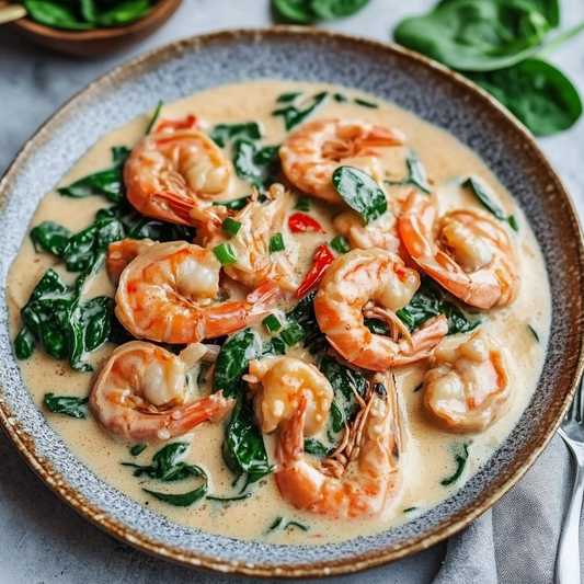 Creamy Coconut Tiger Prawns Recipe