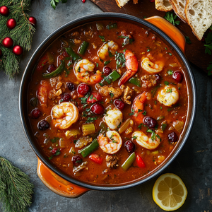 Christmas-Inspired Seafood Gumbo Recipe