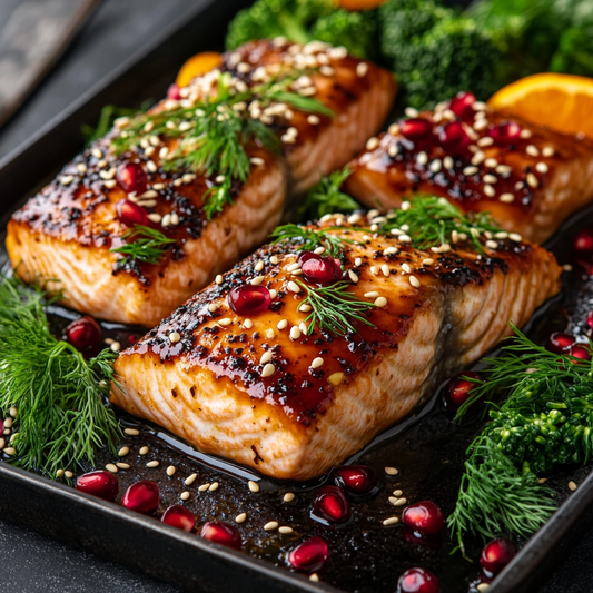 Festive Miso-Glazed Tasmanian Salmon Recipe