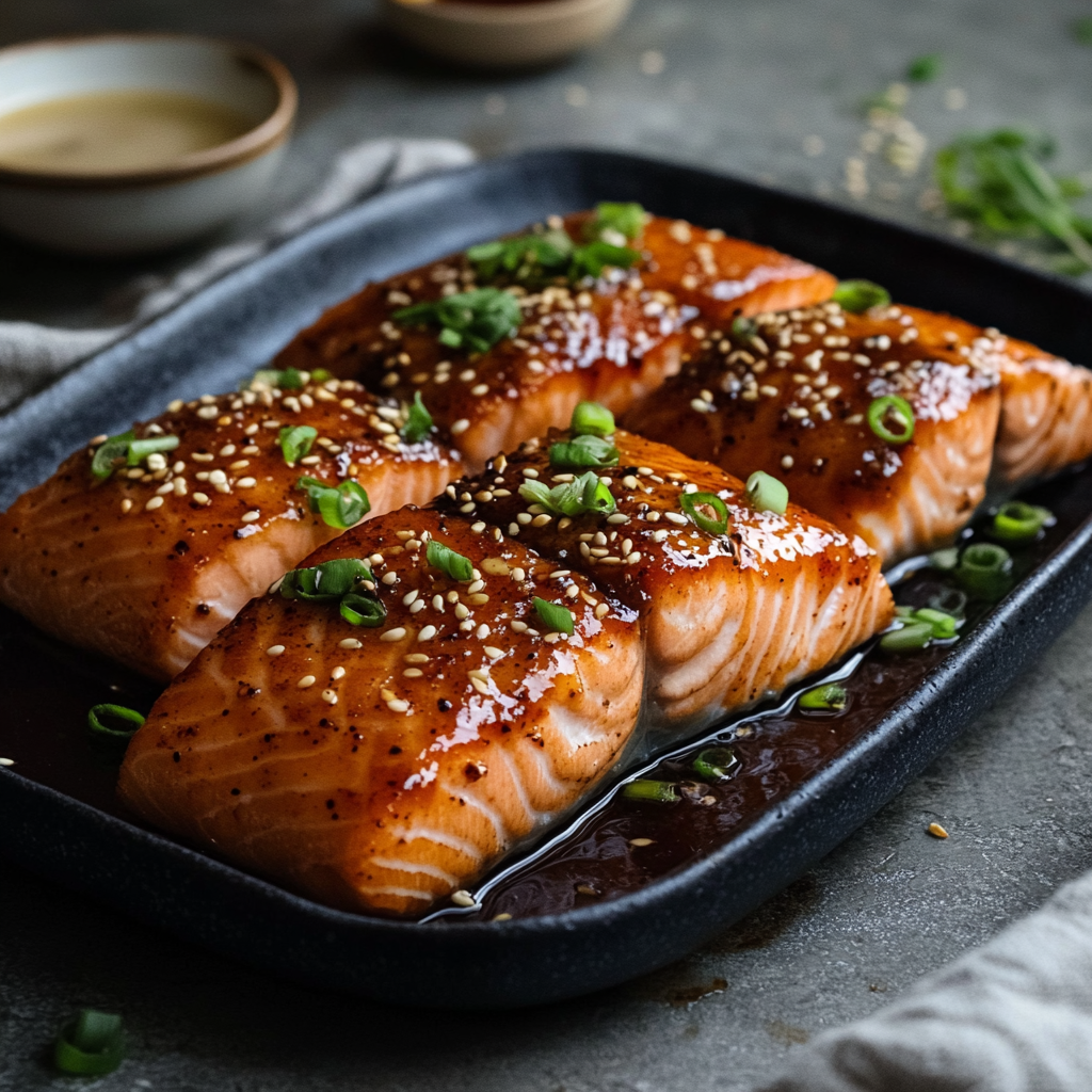 Crispy Baked Salmon Belly with Soy-Ginger Glaze Recipe