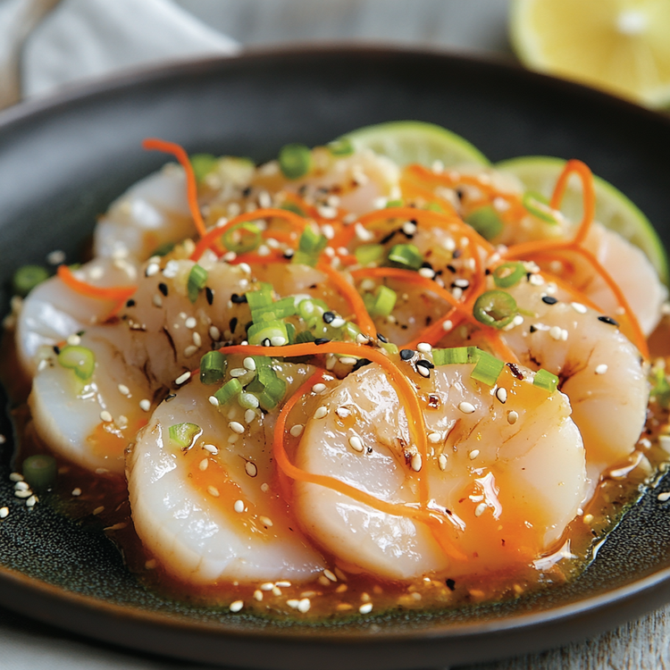 Citrus Marinated Scallops Sashimi Recipe – Getfish Seafood
