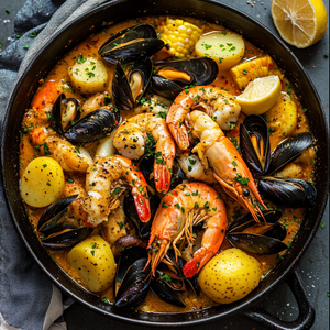 Garlic Butter Seafood Feast Recipe