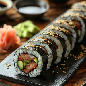 Smoked Eel and Peppery Sushi Rolls Recipe