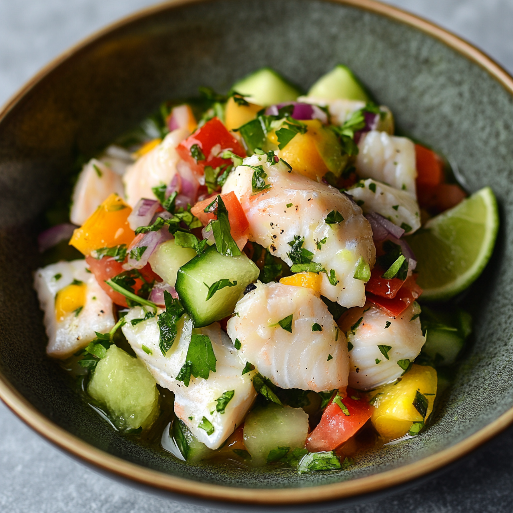 Coconut Lime Snapper Ceviche Recipe