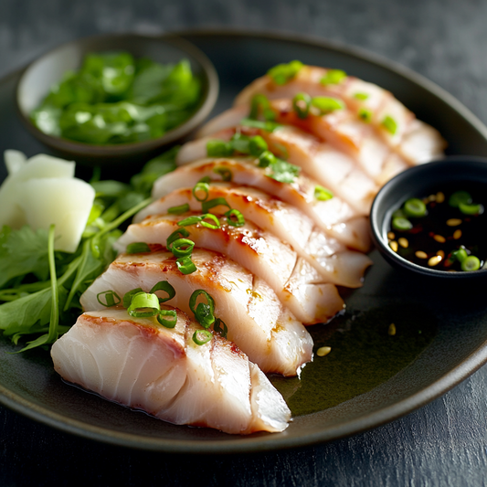 Snapper Sashimi with Wasabi Soy Dipping Sauce Recipe