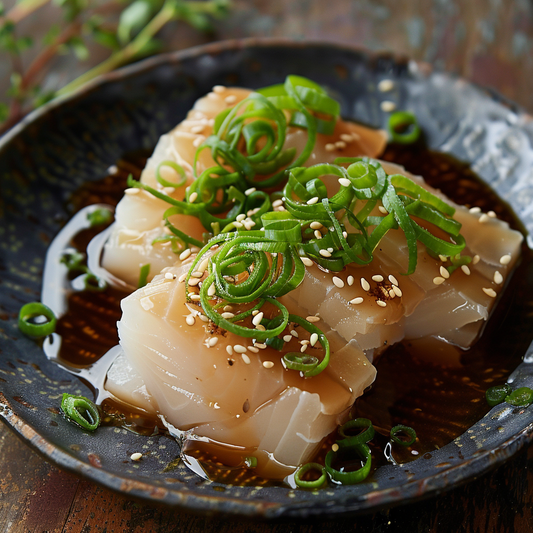 Patagonian Toothfish Sashimi with Miso Dressing Recipe