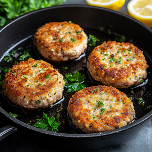 Crispy Tuna Patties with Herbs Recipe