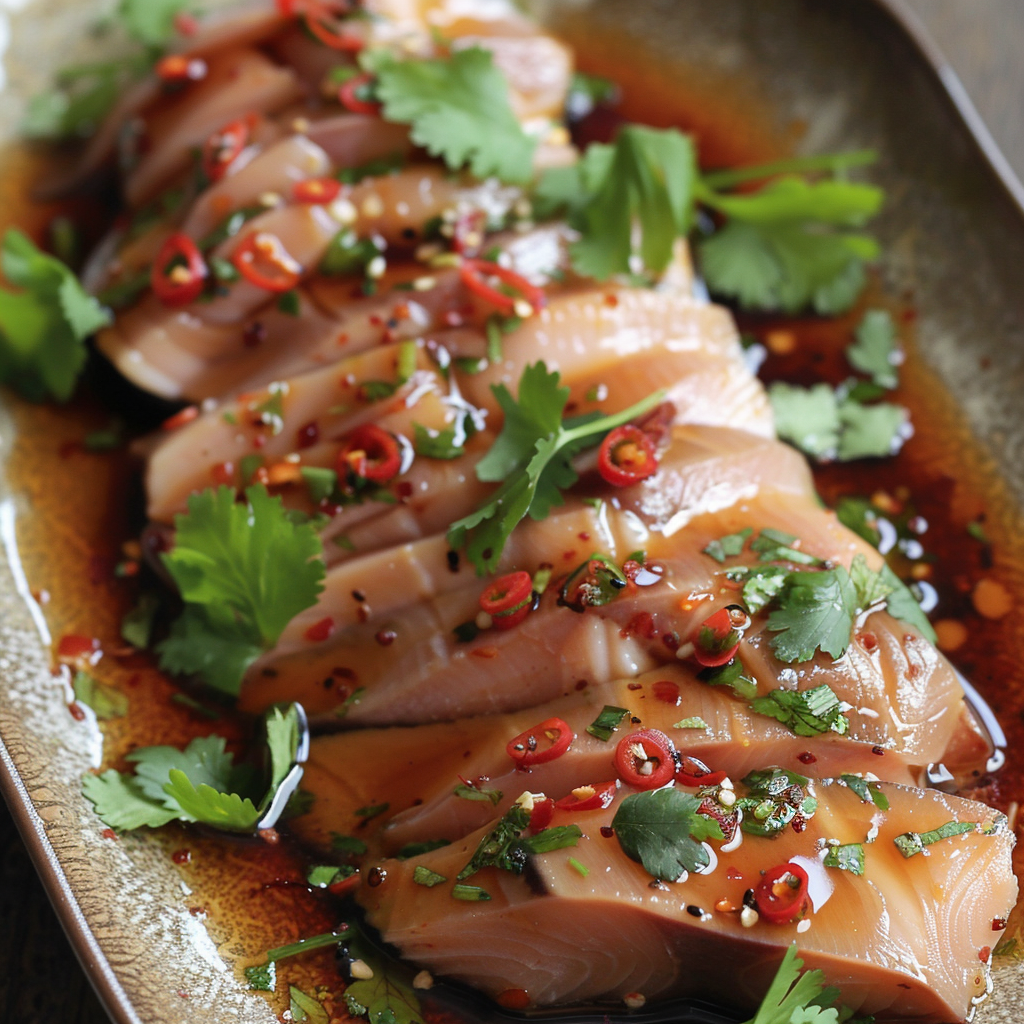 Ponzu-Drizzled Yellowtail Delight Recipe