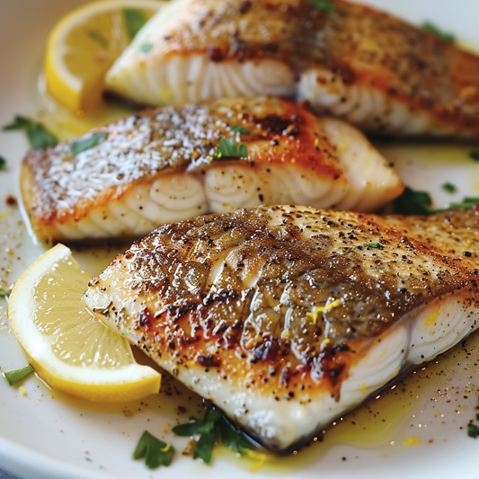 Lemon Pepper Barramundi with Crispy Skin Recipe