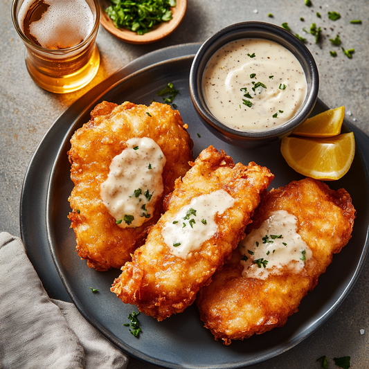 Crispy Beer-Battered Cod Fillets Recipe