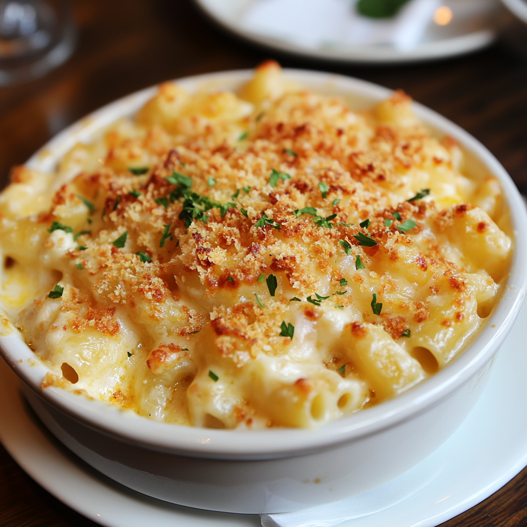 Creamy Crab Mac & Cheese Bake Recipe