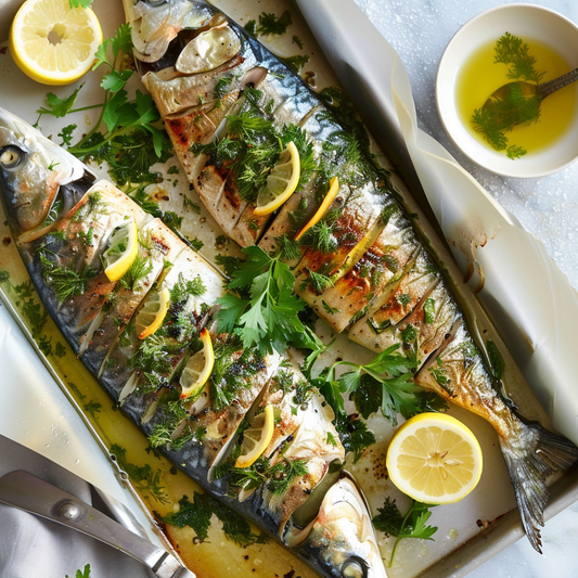 Herb-Infused Spanish Mackerel Delight Recipe