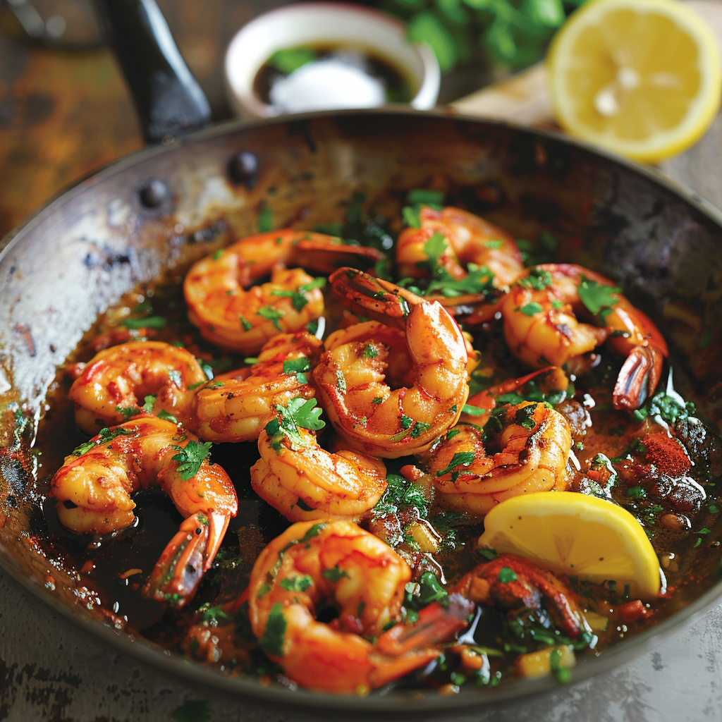 Savoury Spanish-Style Prawns Recipe