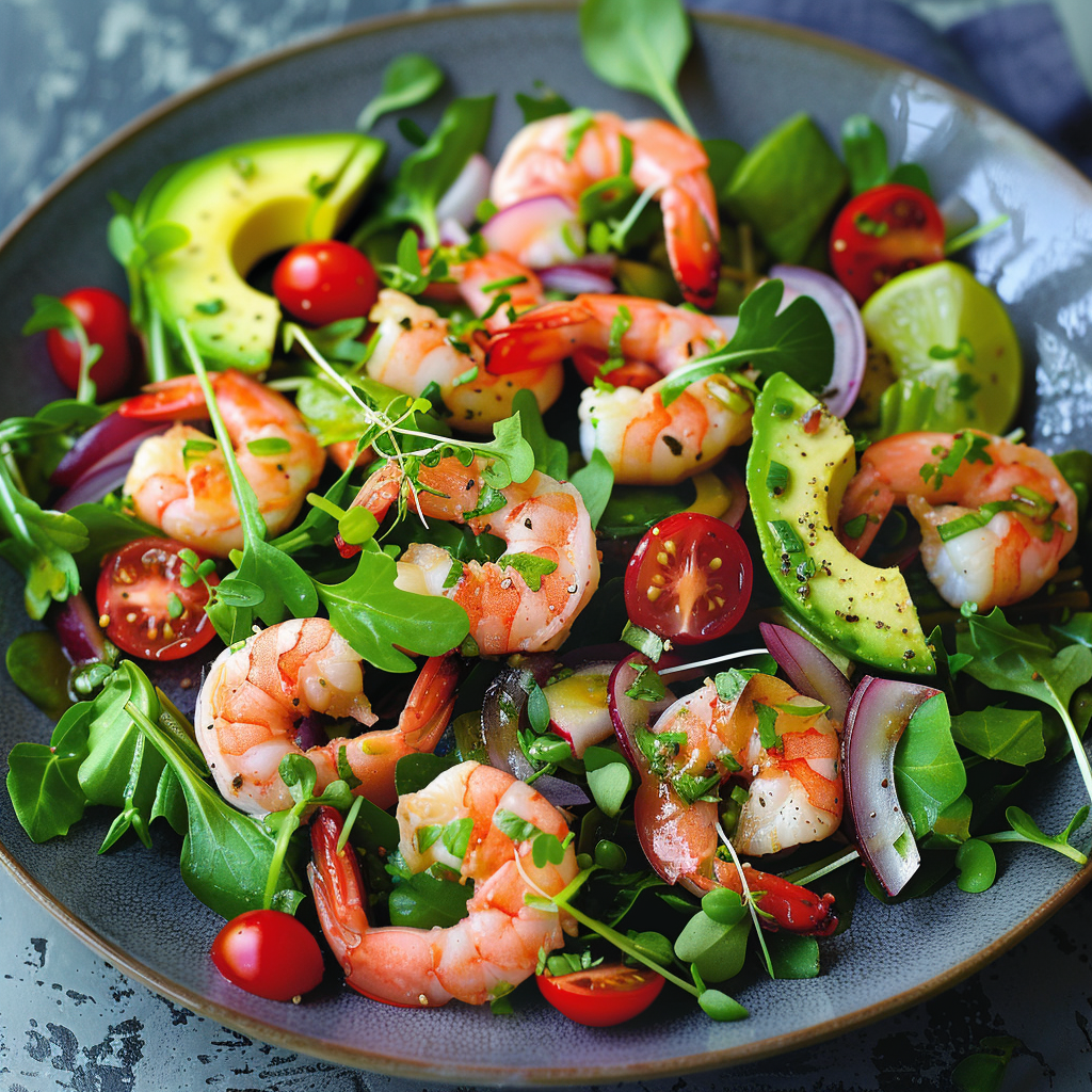 Avocado and Prawn Salad