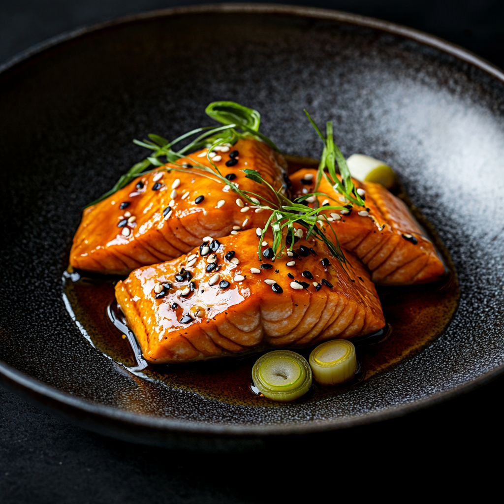 Ginger Soy Glazed Tasmanian Salmon Recipe