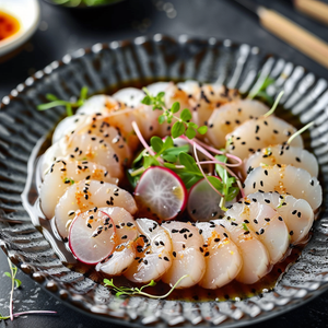 Scallop Sashimi with Yuzu Dressing Recipe