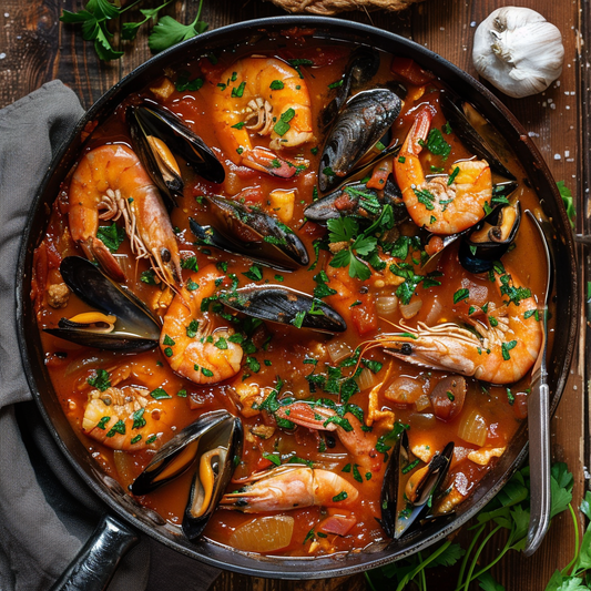 Classic Prawn and Mussel Cioppino Recipe