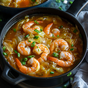 Hearty Prawn and Cabbage Soup Recipe
