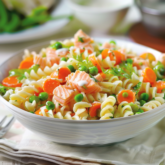 Salmon Spiral Pasta Recipe