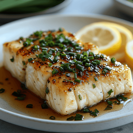 Steamed Fish with Ginger Soy Glaze