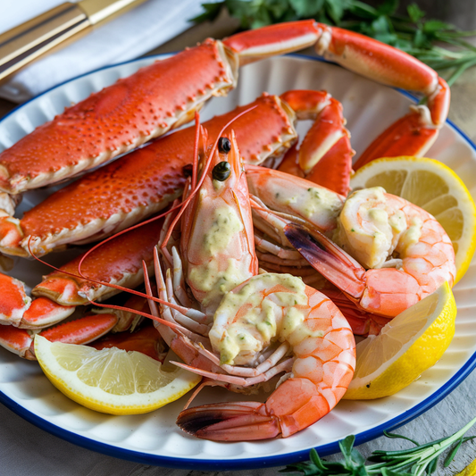 Creamy Zesty Wasabi Mustard Seafood Sauce recipe