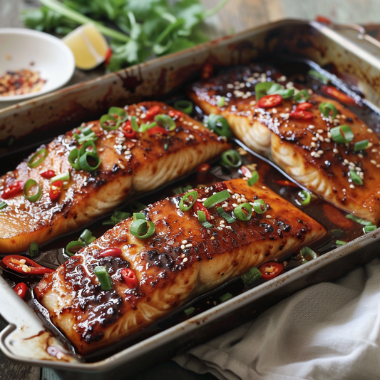 Spicy Honey-Glazed Barramundi Recipe