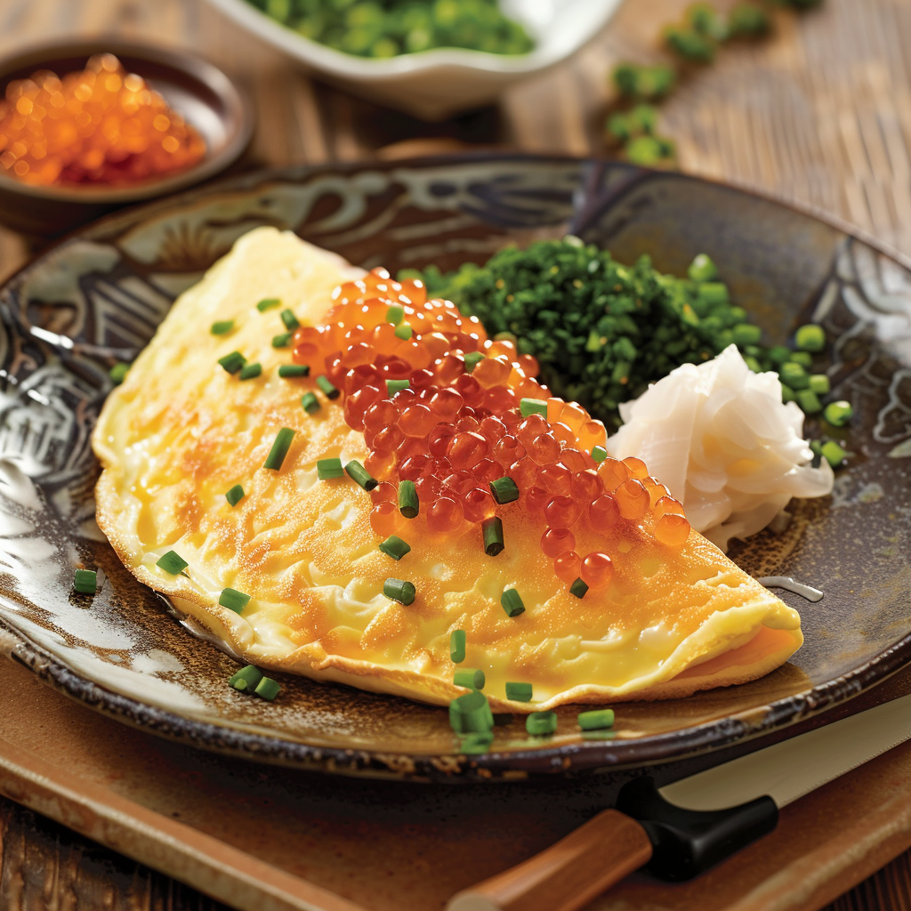 Tobiko Omelette