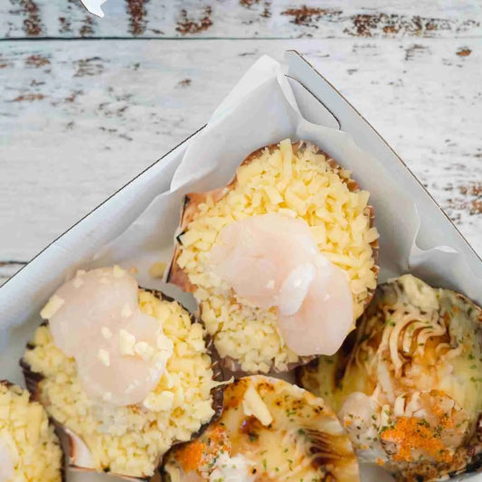 oyster kilpatrick with cheese