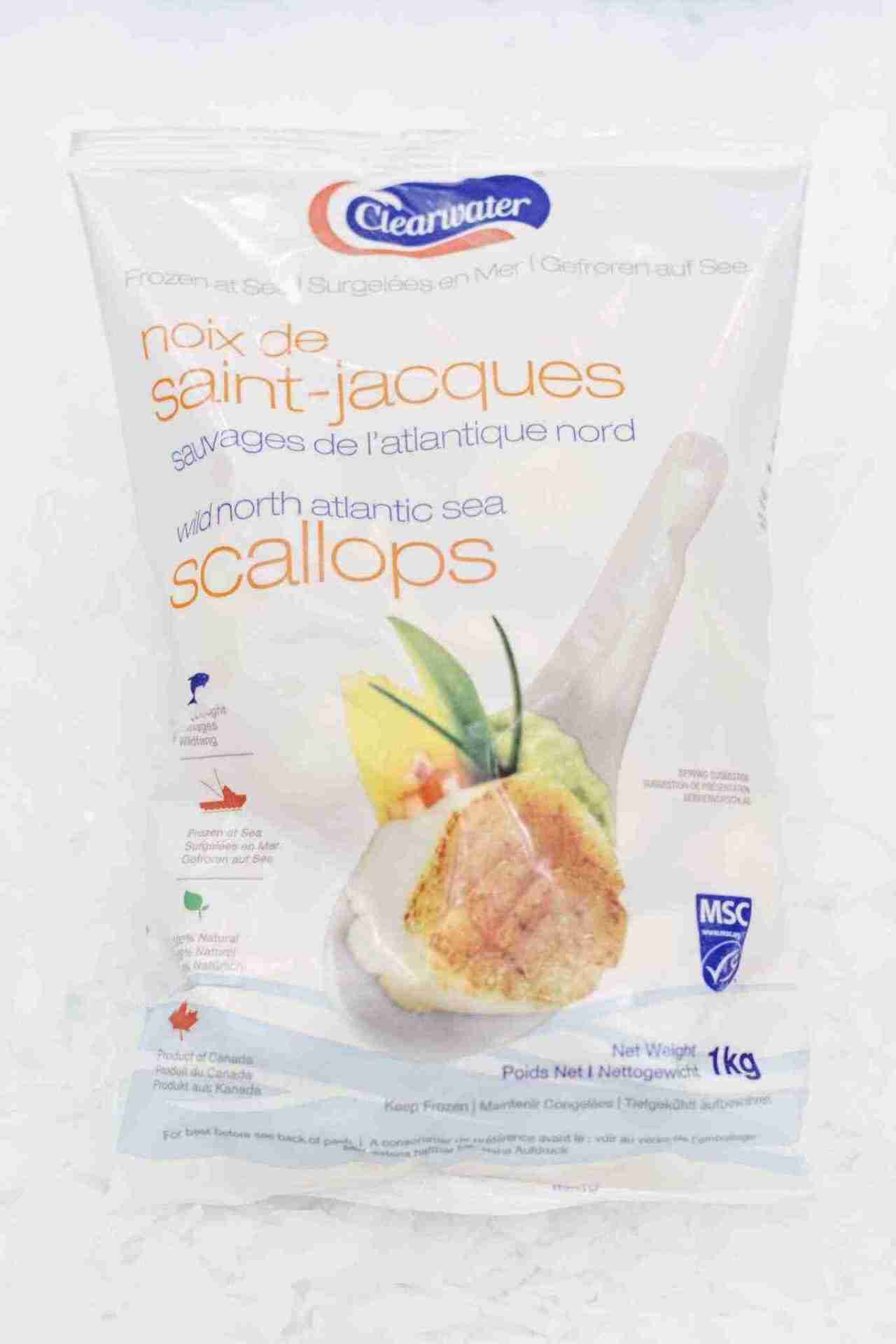 Canadian Scallops in a Packaging