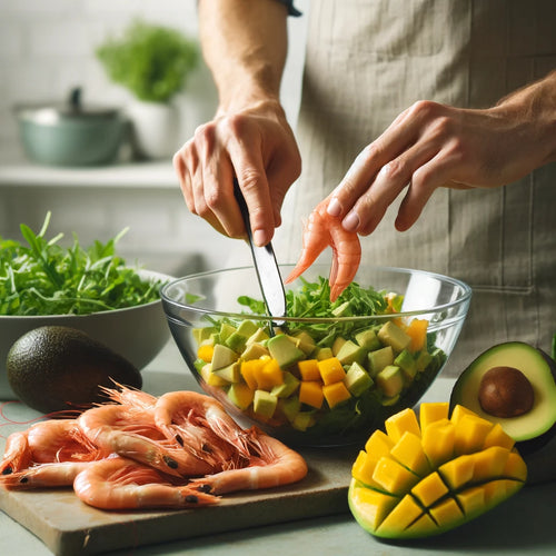 Prepare Salad Ingredients: